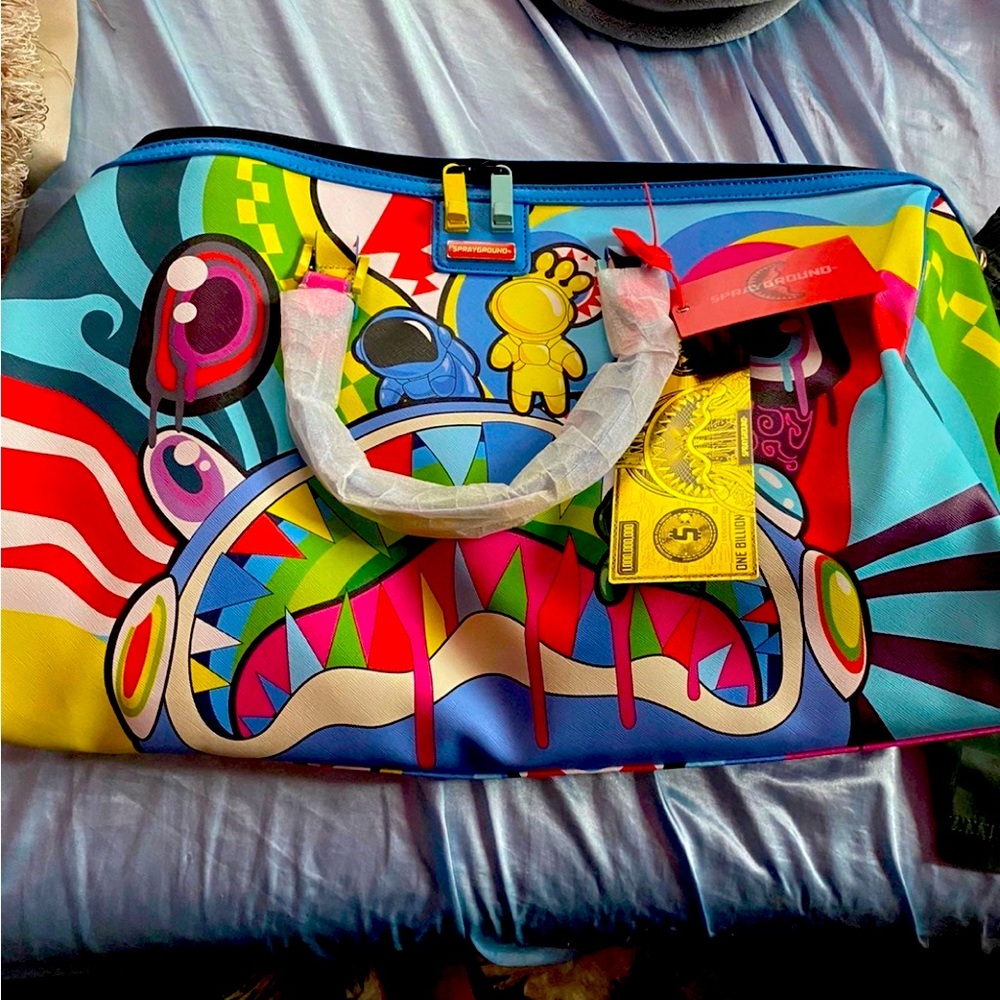 Mind trip Sprayground duffle bag